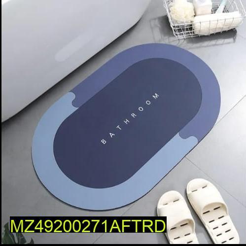 Super Absorbent Quick Dry Bathroom Floor Mat | Non-Slip Water Absorbing Rug