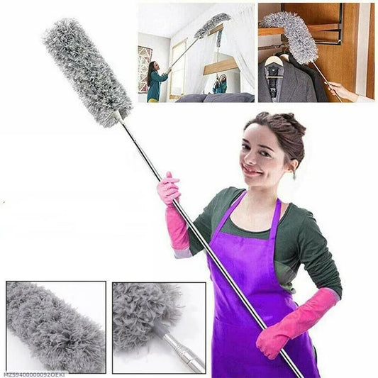 Extendable Microfiber Dust Cleaning Brush – Telescopic Duster for Ceiling Fans, TV, Furniture & Hard-to-Reach Areas