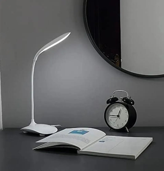 Rechargeable Touch Control LED Desk Lamp – 3 Brightness Levels, Adjustable Reading & Study Table Light