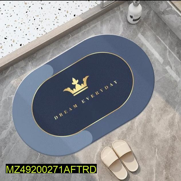 Super Absorbent Quick Dry Bathroom Floor Mat | Non-Slip Water Absorbing Rug