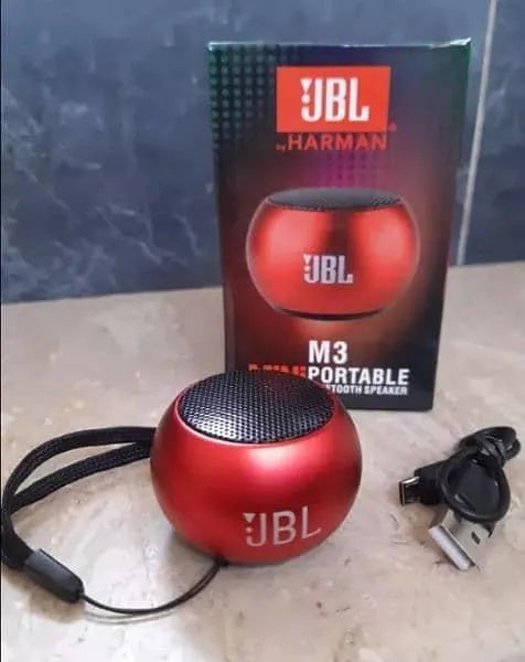 JBL M3 Mini Portable Wireless Bluetooth Speaker – Compact Rechargeable Speaker with Deep Bass, Bluetooth 4.1 & Hands-Free Calling