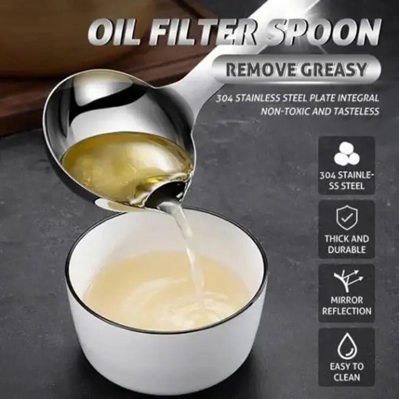 Smart Oil Separator Ladle – Soup, Yakhni & Curry Fat Removal Spoon